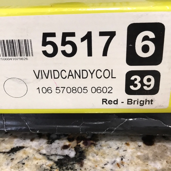 River Island heeled sandals red cream and purple - Picture 8 of 8